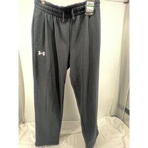 Under Armour Mens UA Rival Fleece Pants Black Loose Fit Size L G G